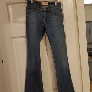 Paper Denim & Cloth Classic Blue Wide-Leg Jeans